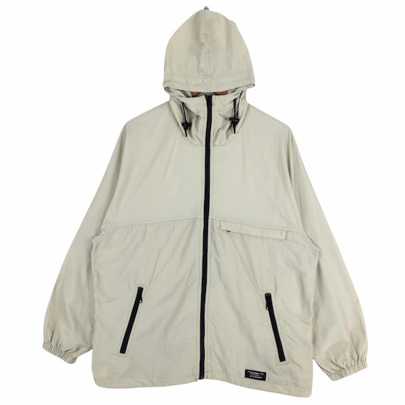 Veste Coupe-vent L.L. Bean En Nylon Bleu Pour Femme - Taille S - Légère Avec Capuche