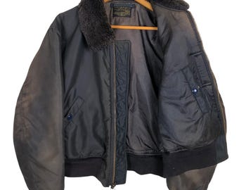 Vintage 90s Pherrow's Type B-15C Flight Jacket US Air Force