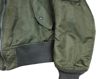 Vintage 90s Alpha Industries MA-1 Bomber Jacket - Reversible