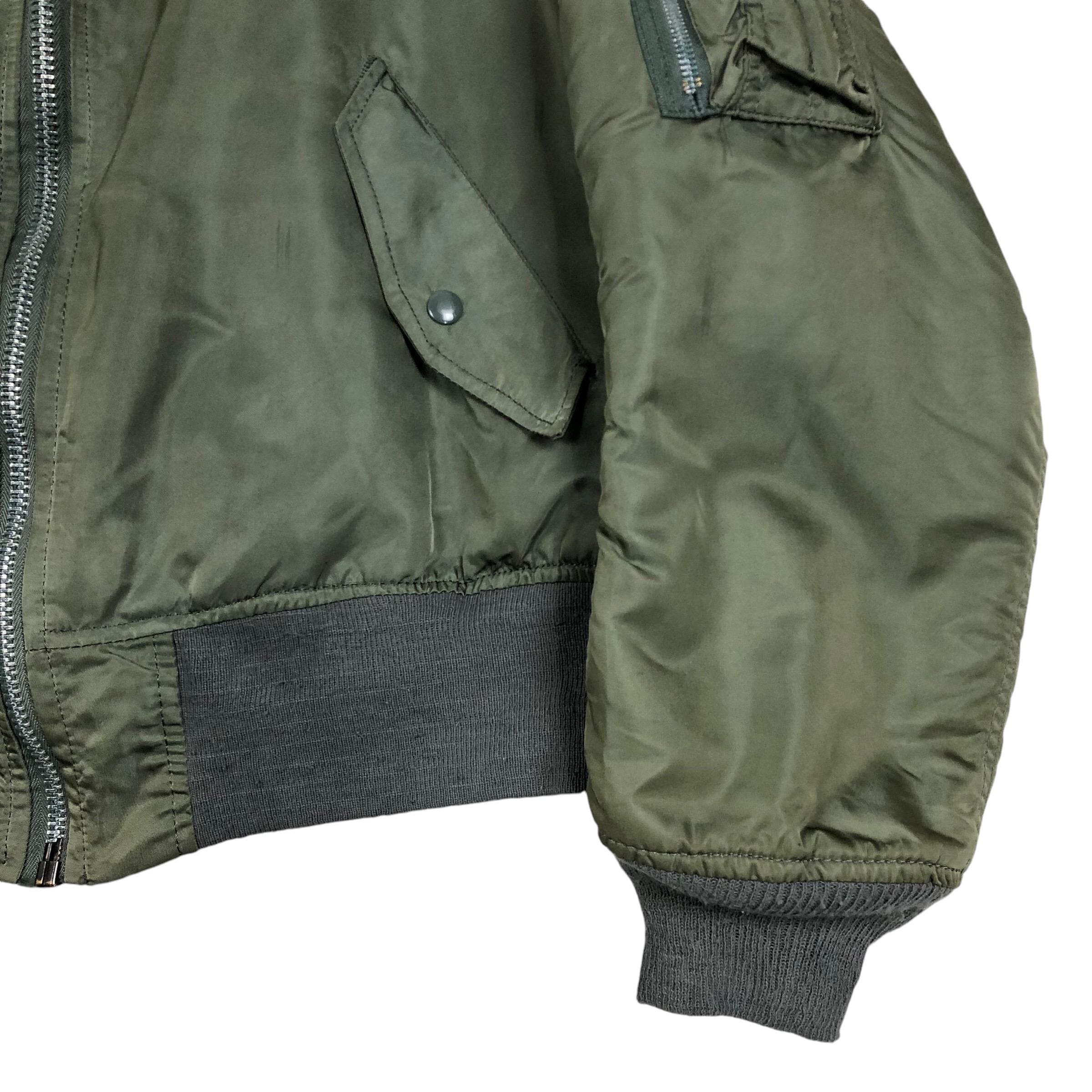 Vintage 90s Alpha Industries MA-1 Bomber Jacket - Reversible