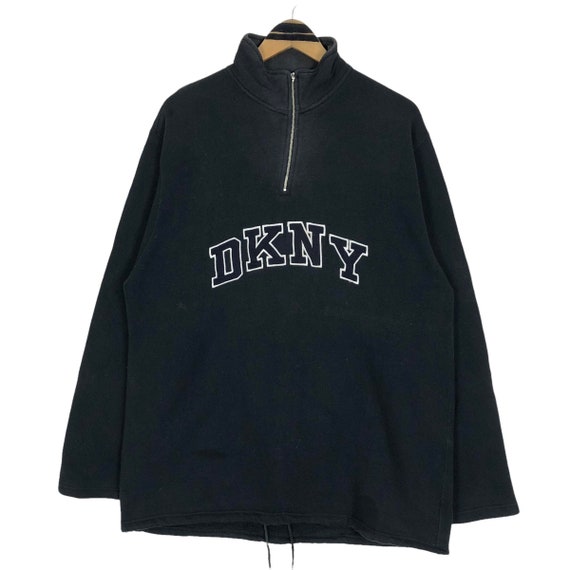 Vintage DKNY Mock Neck sweatshirt Pullover Sweate… - image 1