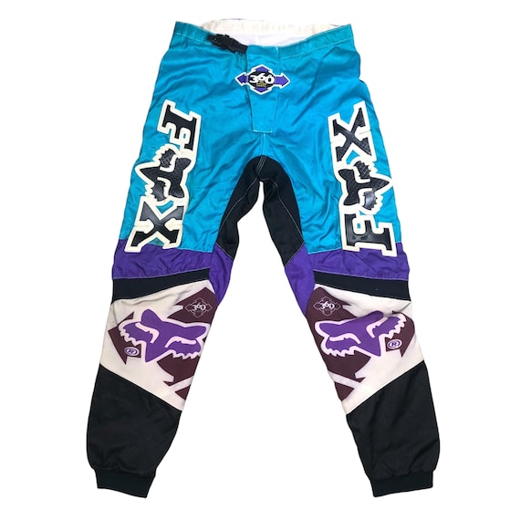 Vintage Fox 360 Motocross Pants: Embroidered Motox, Size 32 - Etsy