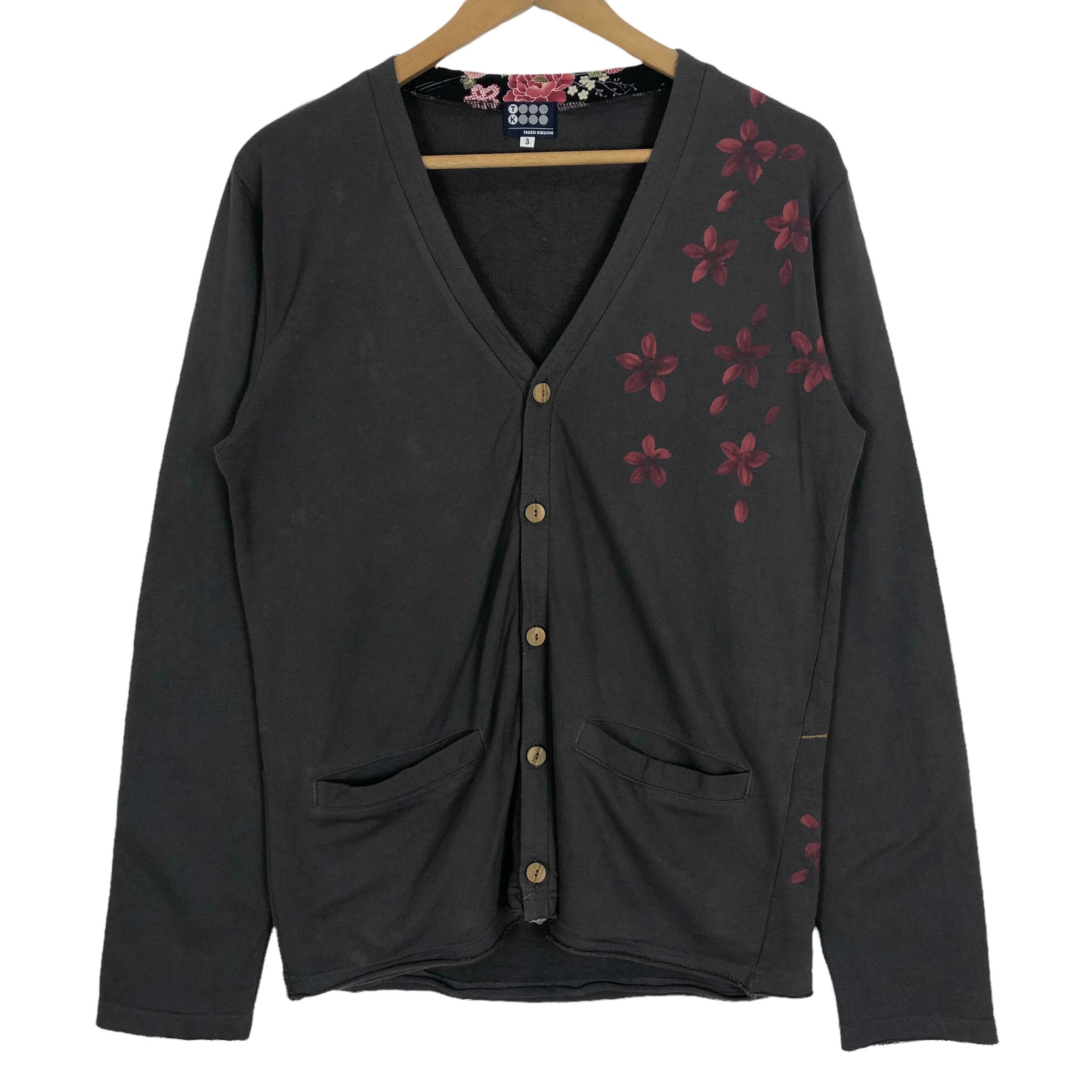 Takeo Kikuchi Cardigan Full Print Japanese Brand Streetwear