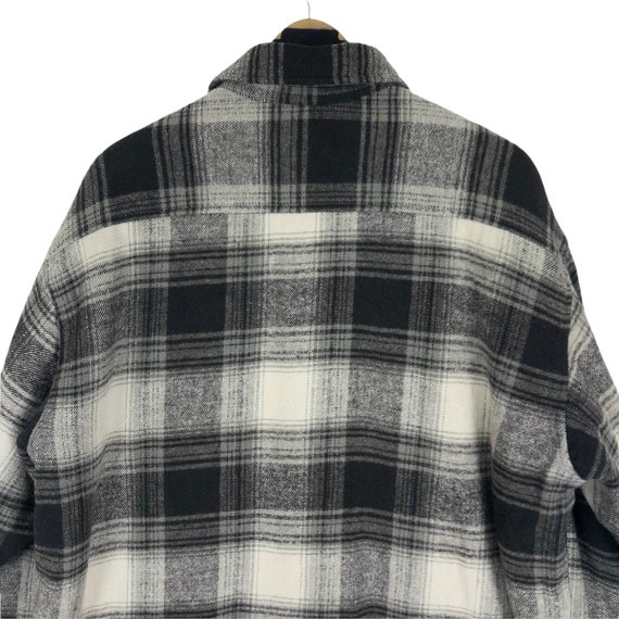 Flannel store sweater jacket