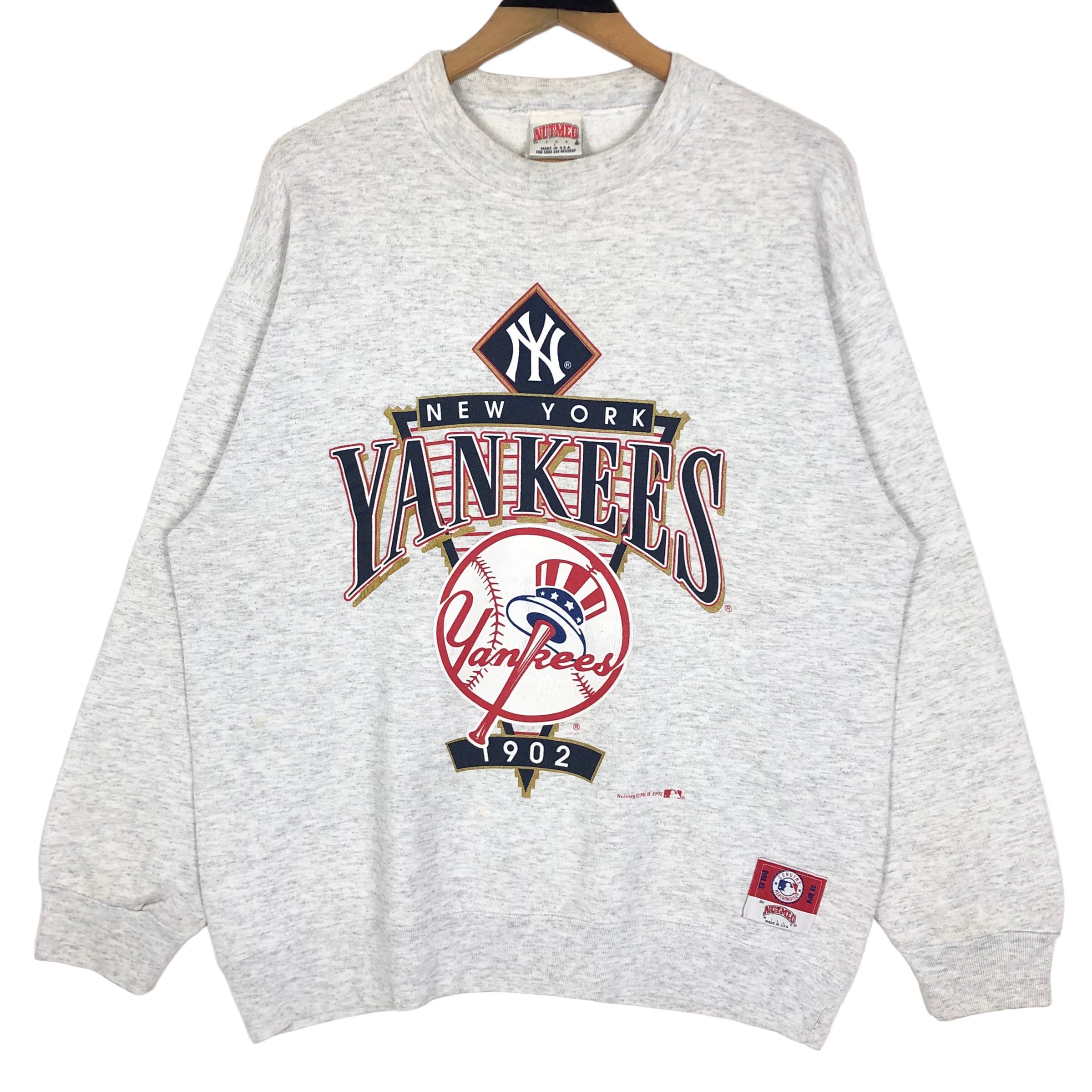 Vintage 90s MLB New York Yankees Crewneck Sweatshirt NY 