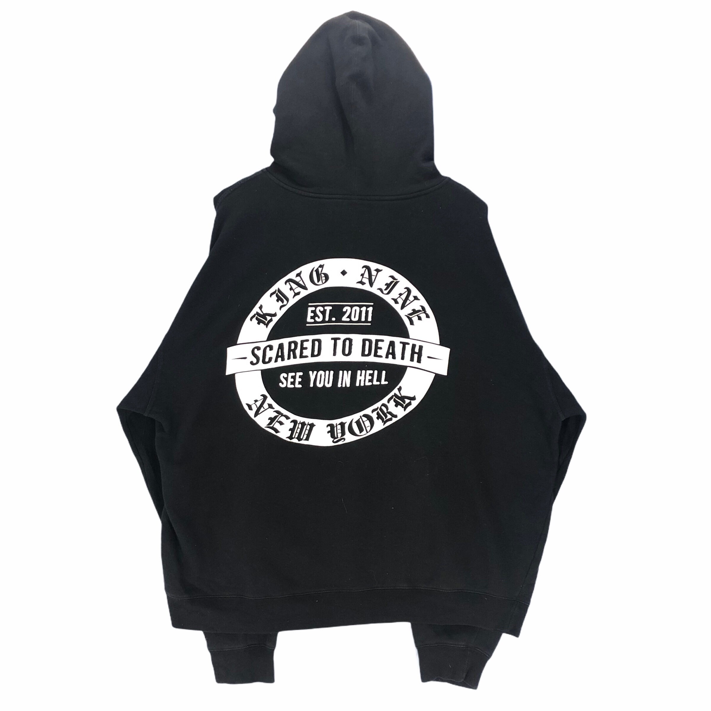 King Nine New York Hard Core KNNYHC Down to Life Demo 2011 Hoodie