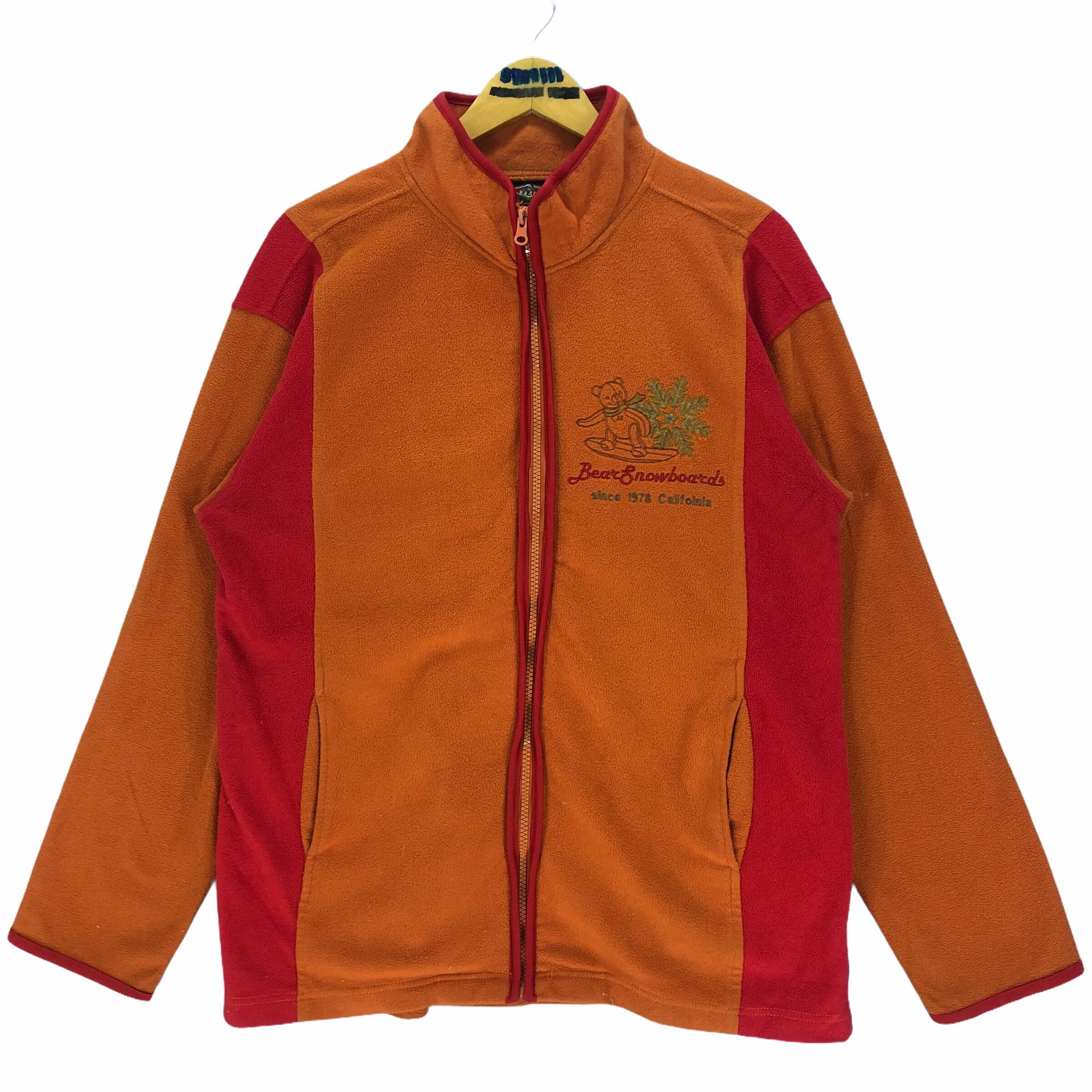*SPECIAL ITEM* USA VINTAGE BEAR DESIGN FLEECE ZIP UP JACKET/アメリカ古着くまデザインフリースジップアップジャケット SPECIAL ITEM* USA VINTAGE BEAR DESIGN FLEECE ZIP UP JACKET