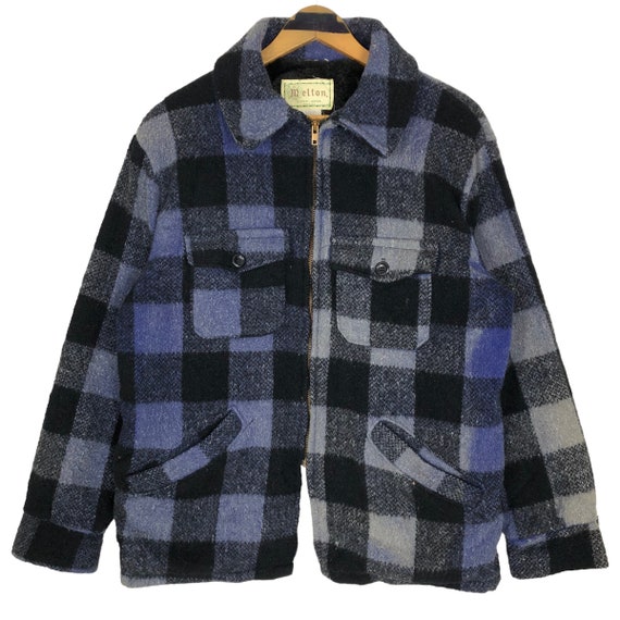 Vintage 90s Melton Outer Wear Flannel Wool Western Jacket Vintage 90s Melton Outer Wear Flannel Wool Western Jacket