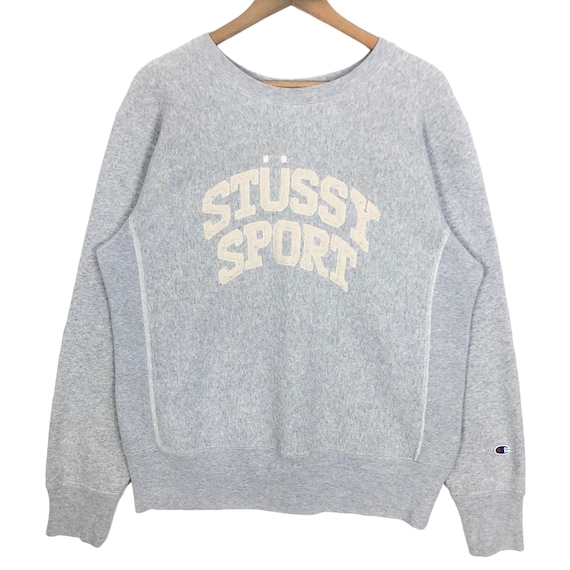 Stussy Sport X Champion Reverse Weave Crewneck Sweatshirt Pullover