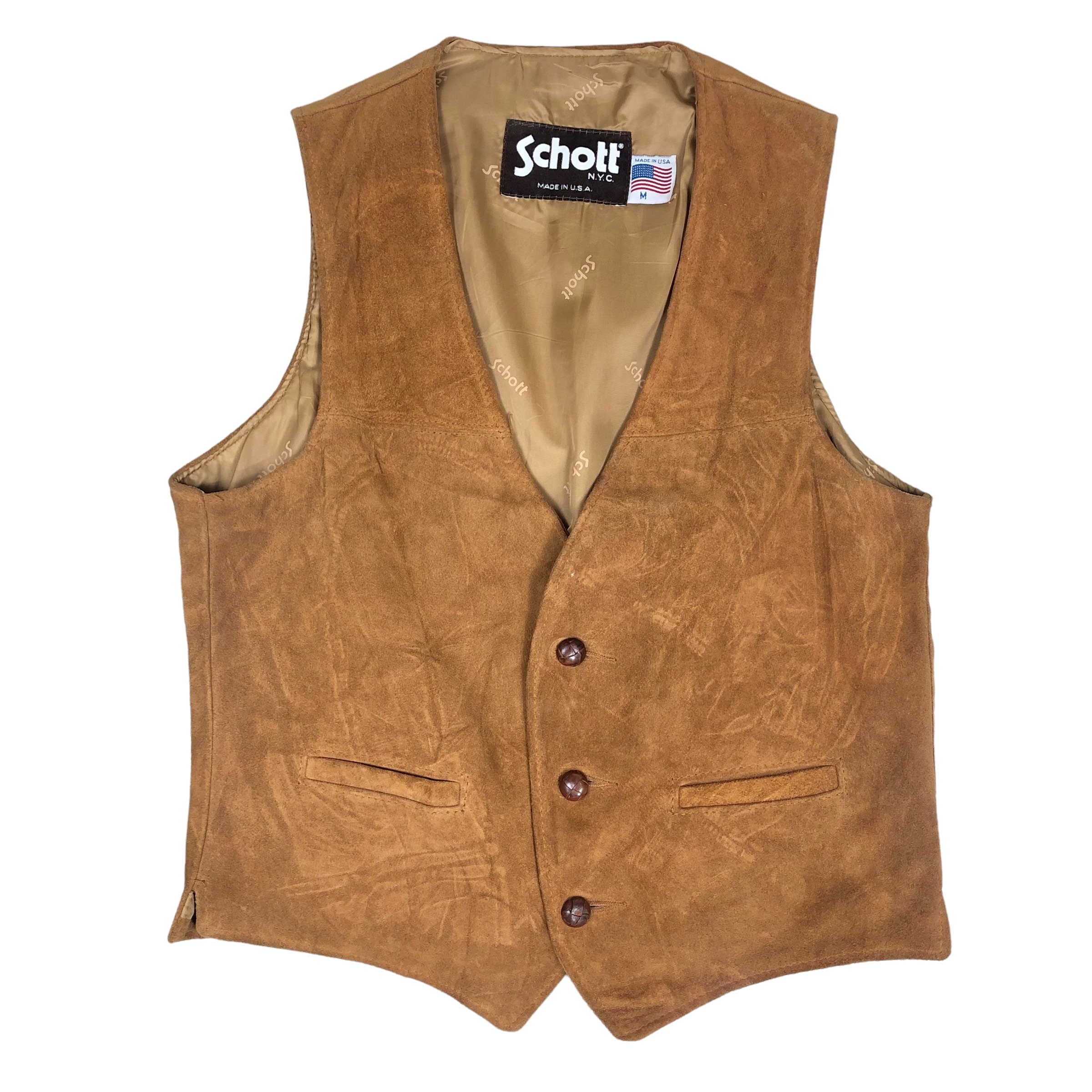 中古 Schott OLD DENIM WORK VEST Amazon | [Schott NYC] [ショット] OLD HICKORY DENIM VEST