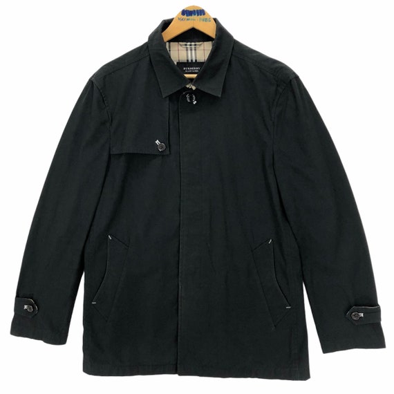 Vintage Burberry Black Label Car Coat Trench Coat