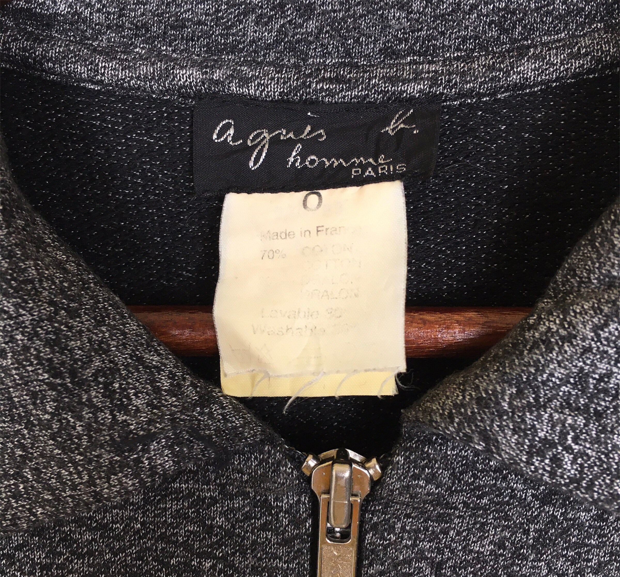 Vintage Agnes B. Half Zipped Sweatshirt - Etsy Canada