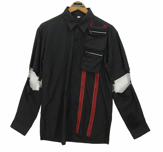 Vintage Split Sleeve Button Up Shirt