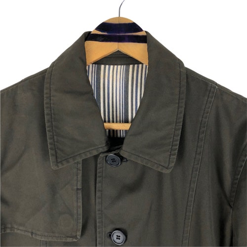 Vintage PPFM Car Coat Short Trench Coat shops Light Jacket Workwear Streetwear Japanese Brand Five Foxes Co Ltd Peyton Place For Men Size M