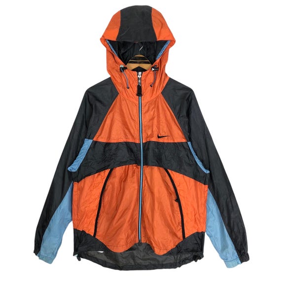 Vintage 90s Nike ACG Hooded Windbreaker Jacket Swoosh Embroidery