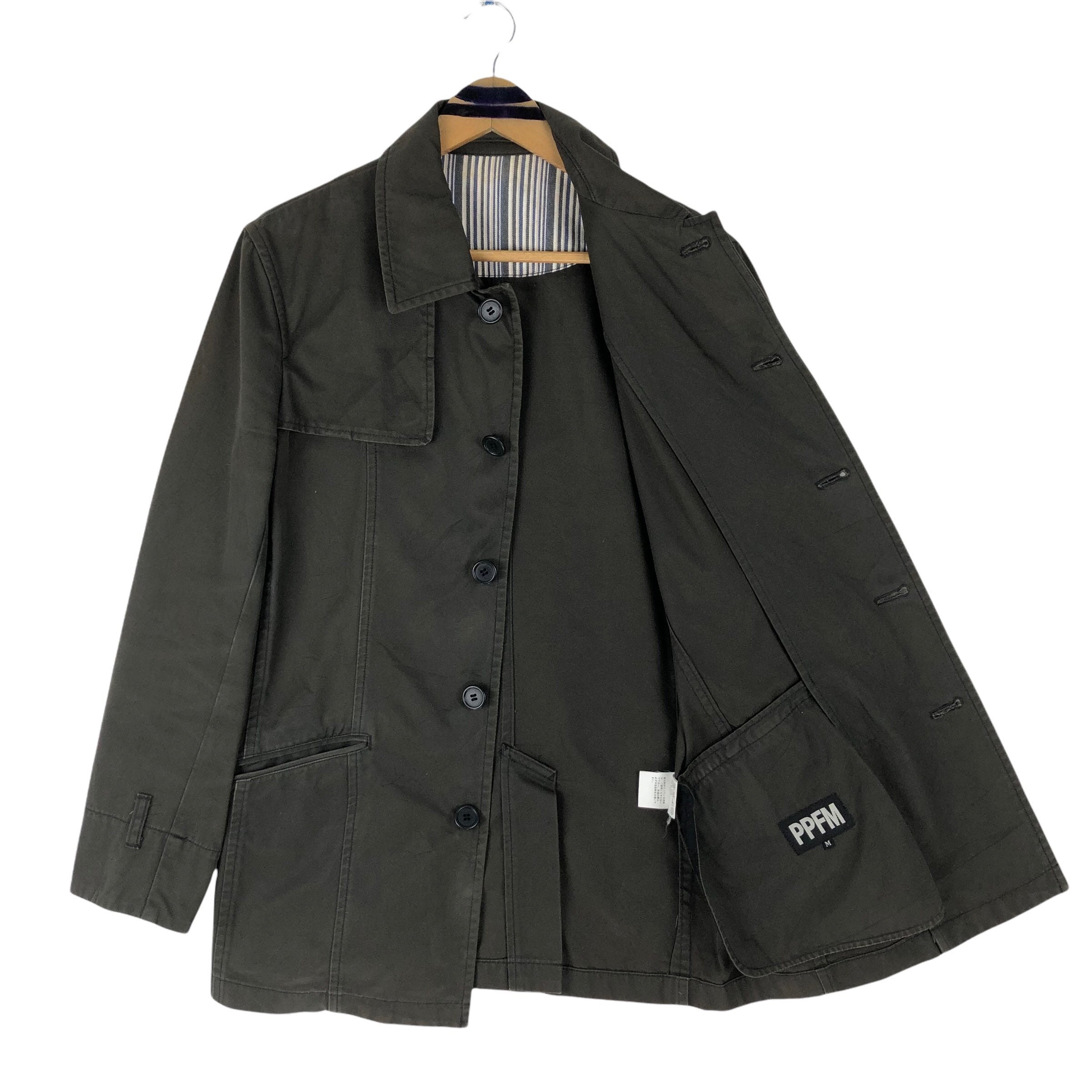 Vintage PPFM Car Coat Short Trench Coat Light Jacket Workwear - Etsy