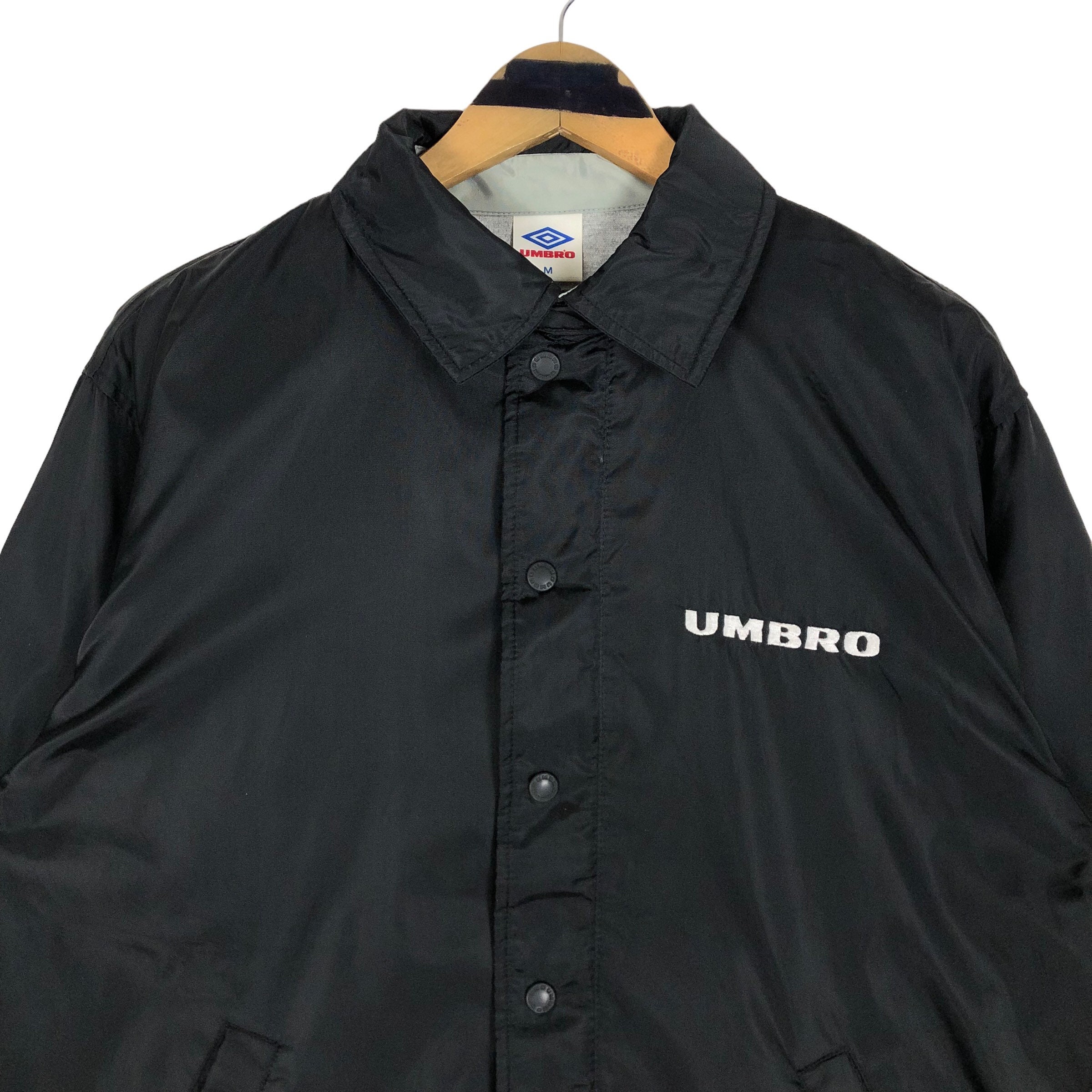 Vintage Umbro Coach Jacket Nylon Light Jacket Big Logo Spell Vintage Umbro Coach Jacket Nylon Light Jacket Big Logo Spell