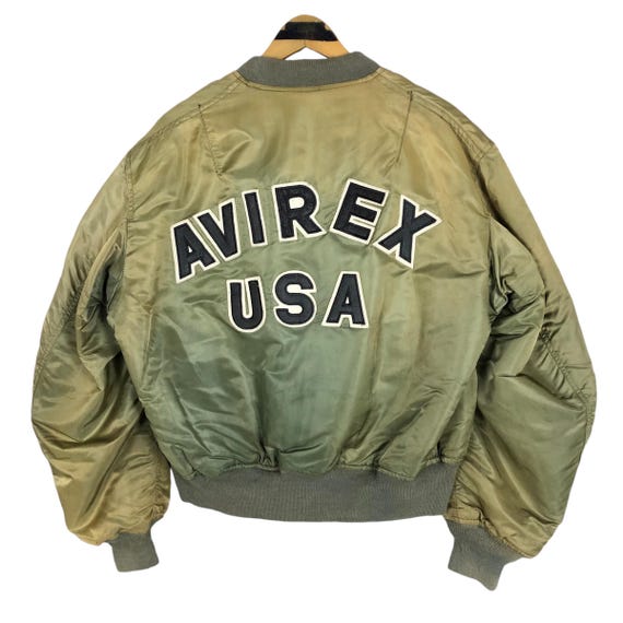 ジャケット・アウター 90s avirex reversible ma-1 bomber jacket Vintage Avirex USA MA-1 Bomber Jacket: 90s Military Reversible