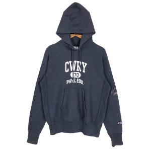 Felpa con cappuccio vintage anni '90 Case Western Reserve University Champion Felpa con cappuccio con grande logo Reverse Weave NCAA Collegiate Streetwear L