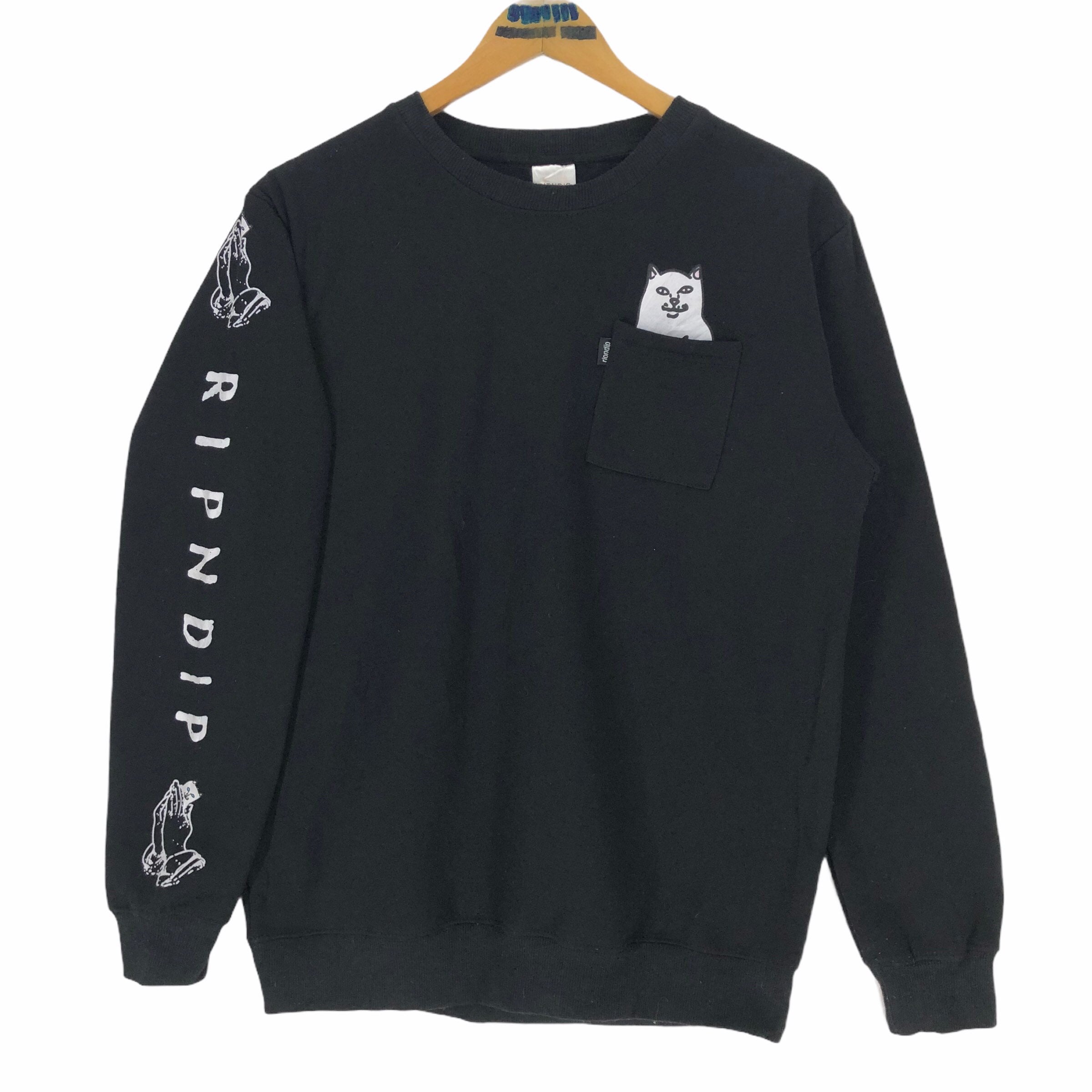 Rip N Dip Peeking Nermal Crewneck Sweatshirt Ripndip Pullover - Etsy