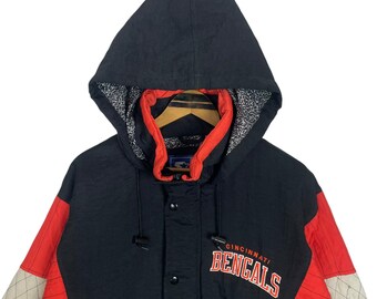 Vintage 90s Cincinnati Bengals Starter Windbreaker: Big Logo
