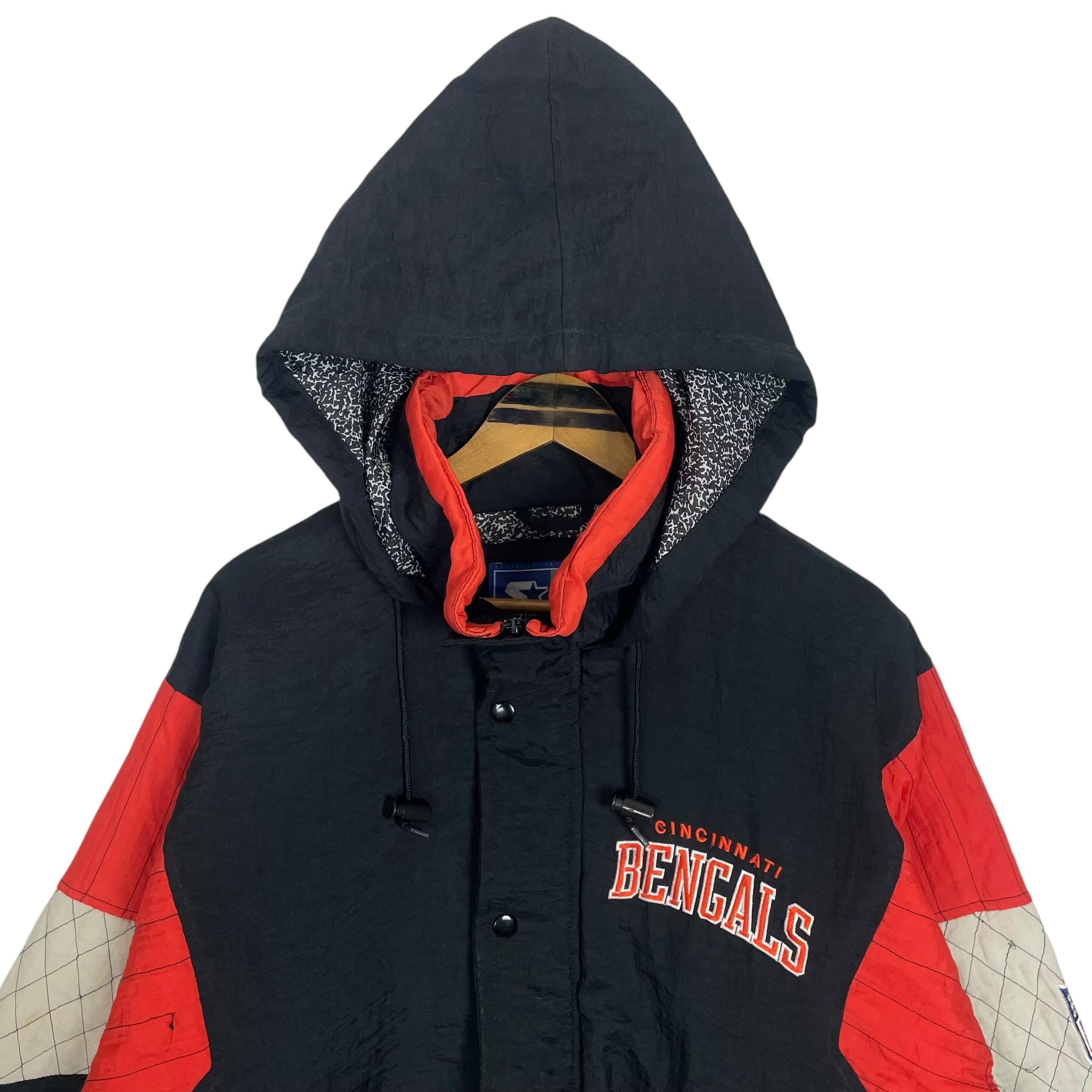 90s STARTER BENGALS ナイロンジャケット Vintage 90s Cincinnati Bengals Starter Windbreaker: Big Logo