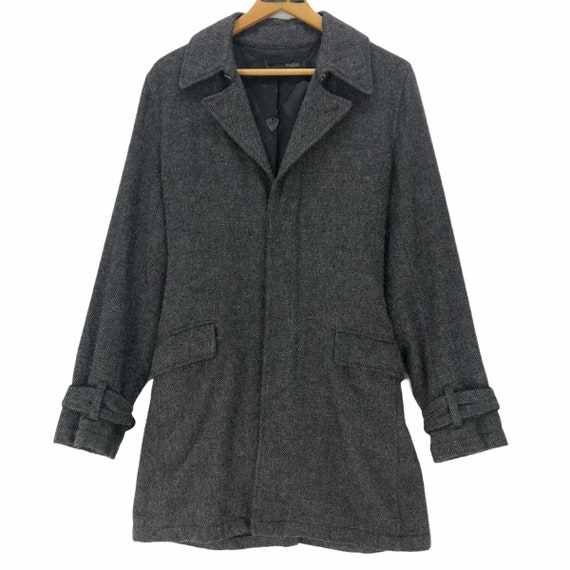 Japanese Pleated Plissé Trench Coat