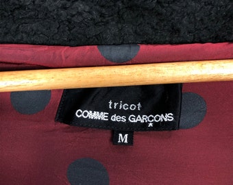 Vintage Tricot Comme Des Garcons Asymmetrical Zip Jacket - 2004 A