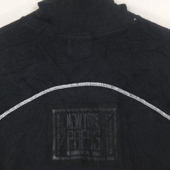 Vintage New York Press Turtleneck Sweatshirt - image 2