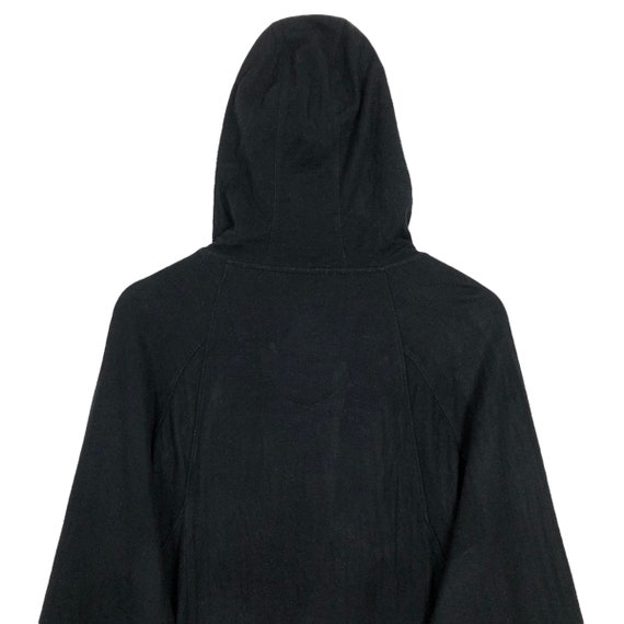Marithé + Francois Girbaud Lace up Hoodie Sweater Pullover 