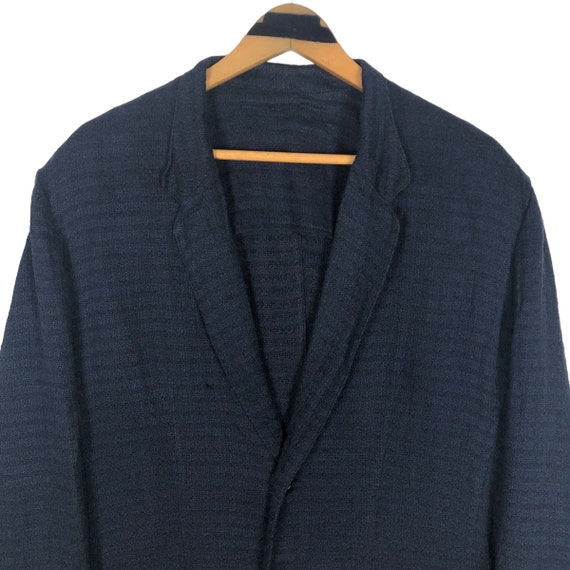 Vintage 80s Y's Yohji Yamamoto Hemp Coat Single Breasted Vintage 80s Y's Yohji Yamamoto Hemp Coat Single Breasted