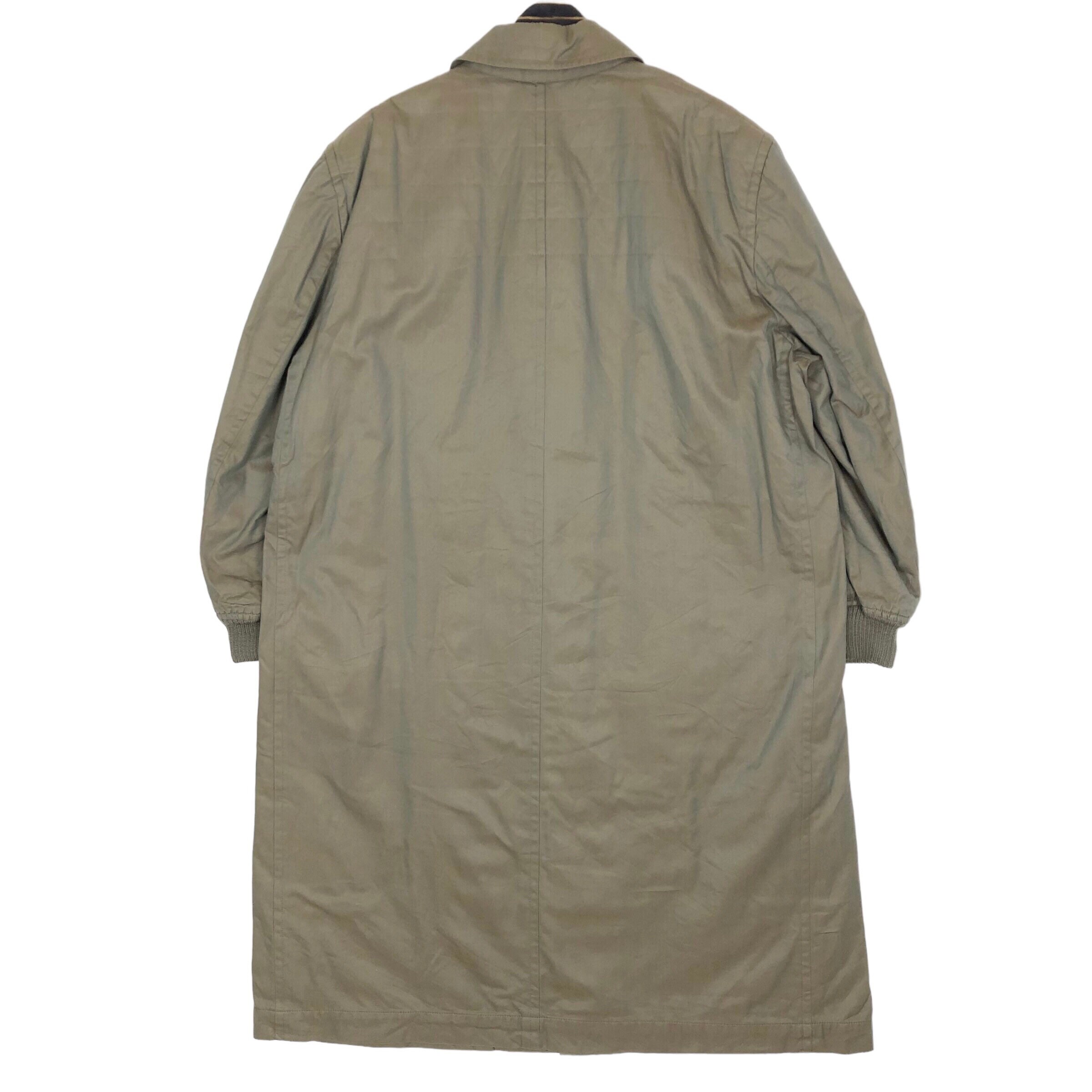 Vintage 90s Comme Des Garcons Homme Car Coat Cotton Overcoat Vintage 90s Comme Des Garcons Homme Car Coat Cotton Overcoat
