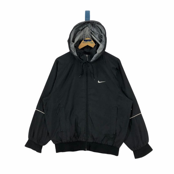 Vintage Nike Raincoat Windbreaker Hoodie Jacket Sw
