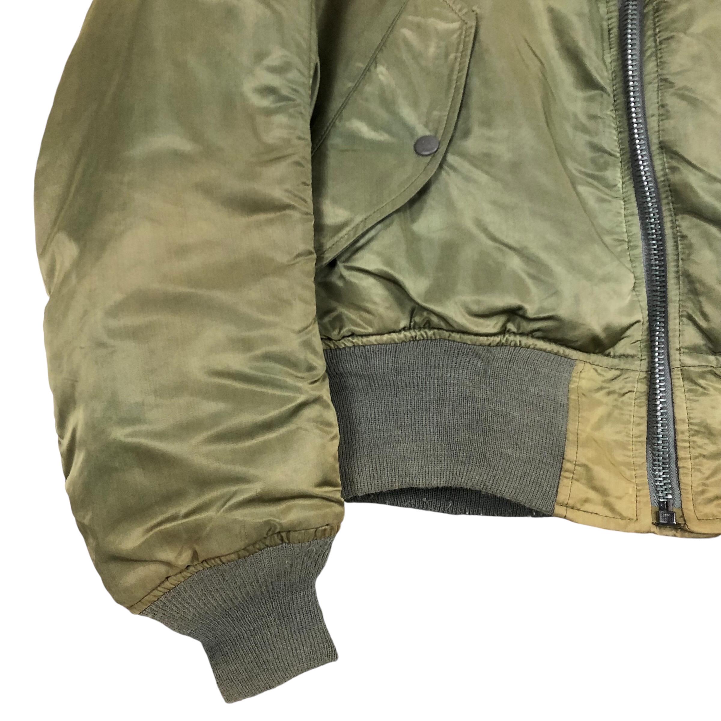 Vintage AVIREX MA-1 Jacket Olive Green XL Made in USA
