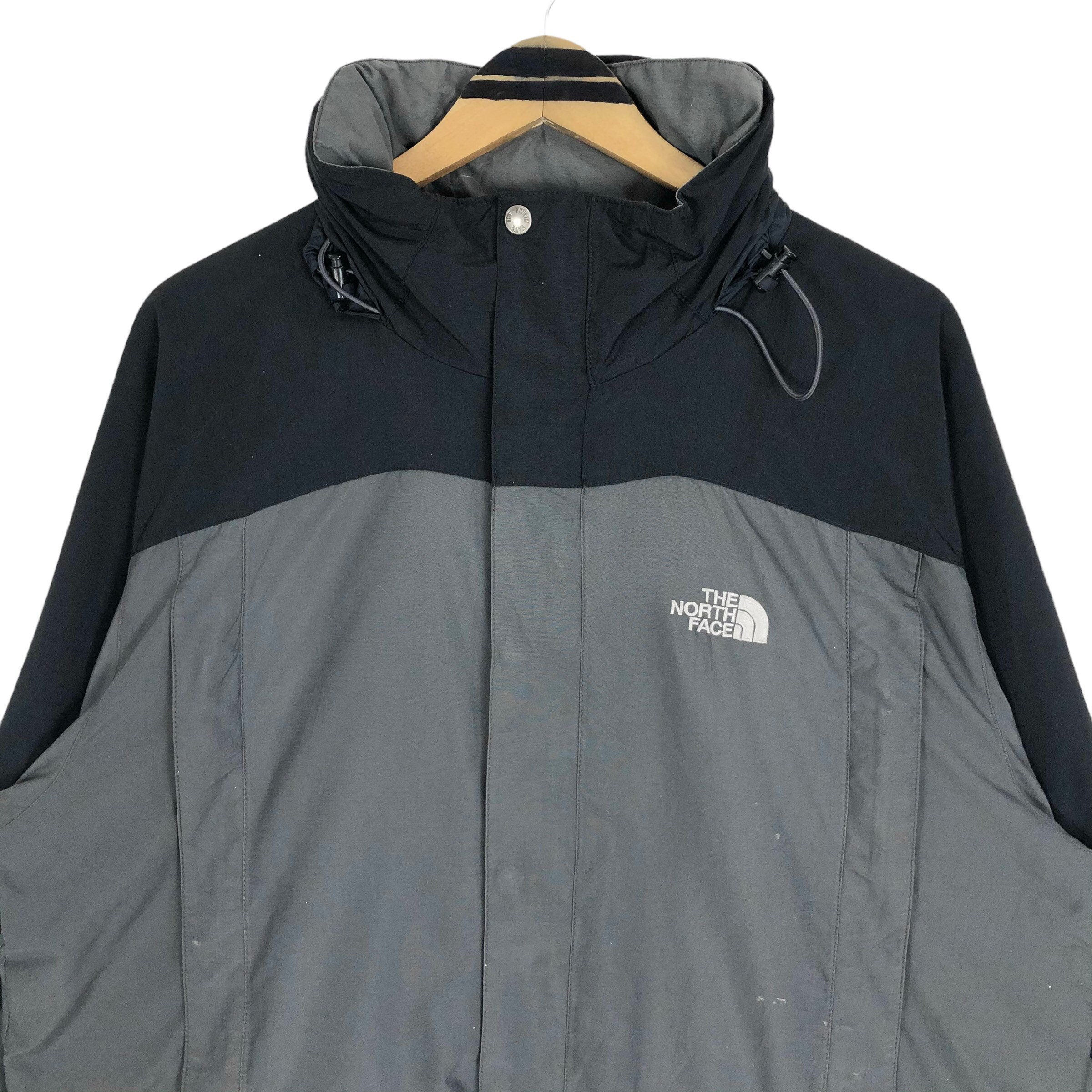 Vintage the North Face Hyvent Jacket XL: Foldable Hoodie, Small