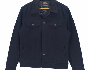 Vintage Edwin Denim Arbeiterjacke Arbeitskleidung Button Up Light Jacket Streetwear Größe L