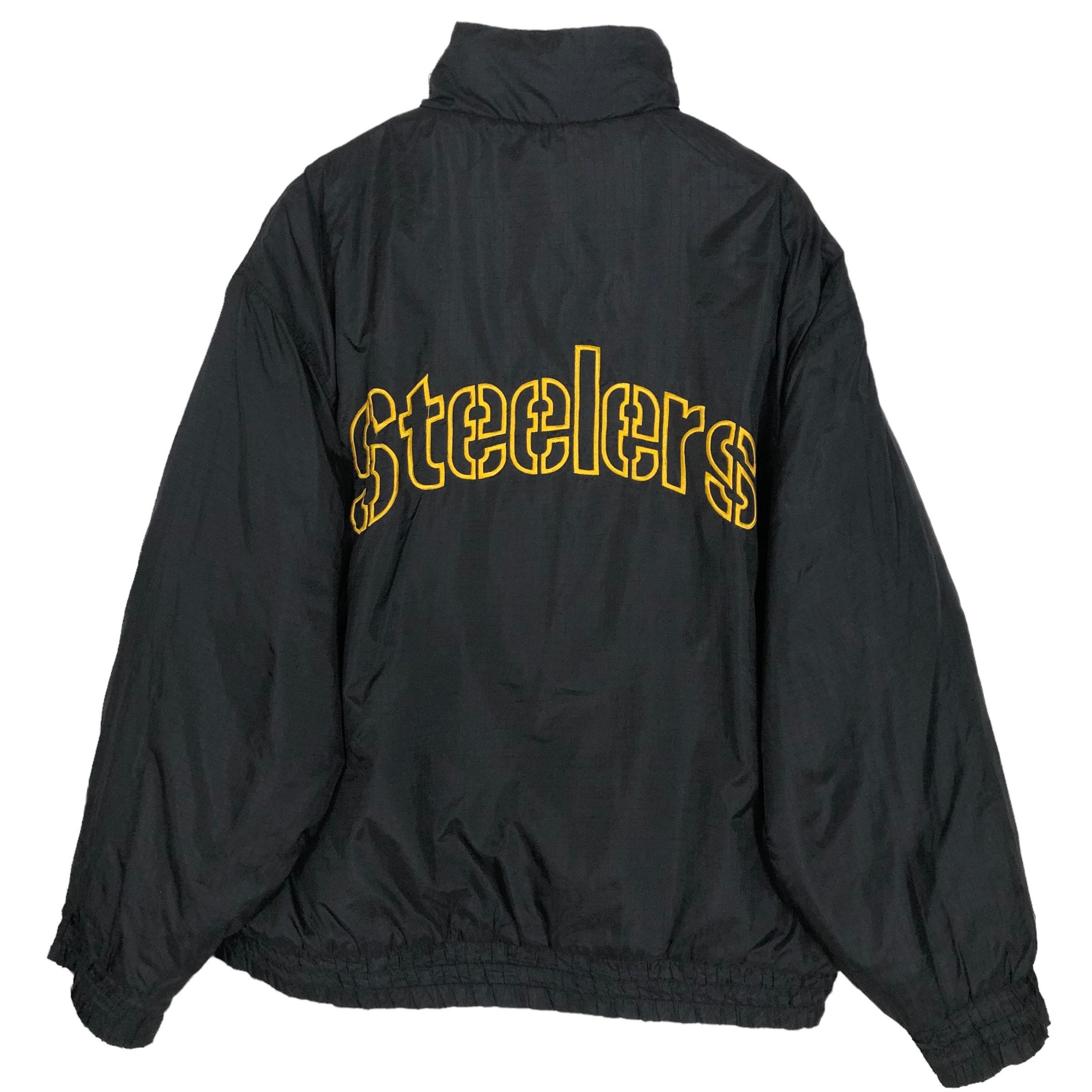 Vintage 90s NFL Pittsburgh Steelers Reversible Jacket Zip up Vintage 90s NFL Pittsburgh Steelers Reversible Jacket Zip up
