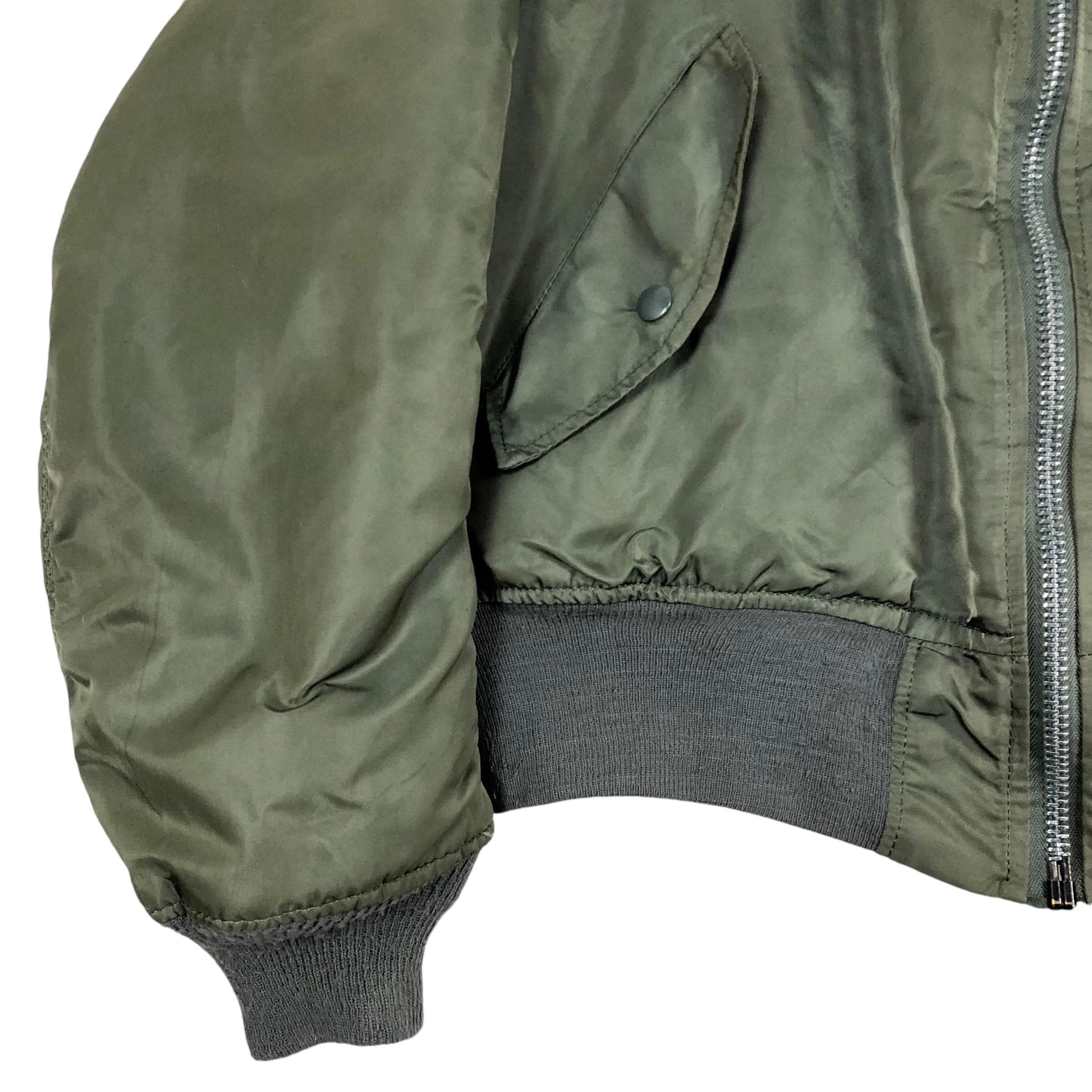 Vintage 90s Alpha Industries MA-1 Bomber Jacket - Reversible