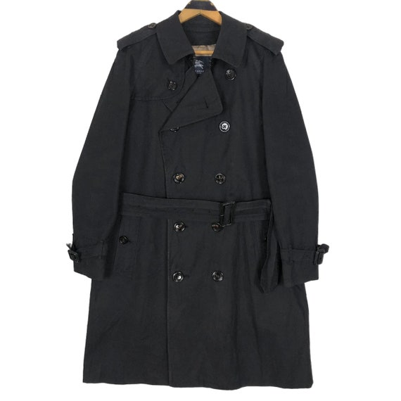 Burberry London Cotton Trench Coat Overcoat Class… - image 1