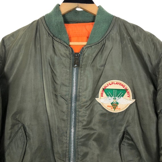 Vintage 80s Alpha Industries MA-1 Bomber Jacket F… - image 7