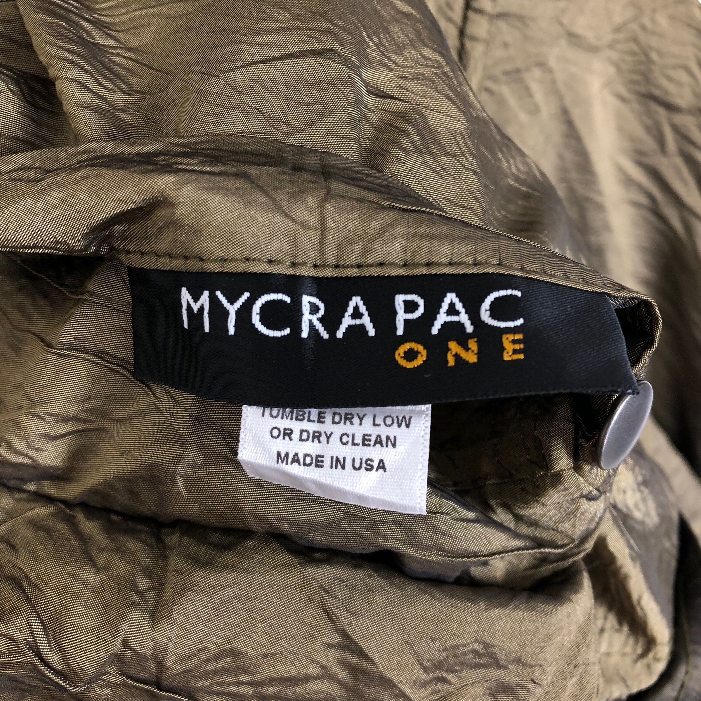 Mycra Pac One Reversible Raincoat With Foldable Hoodie Nylon Light Jacket Designer Made in USA Streetwear Size S M Etsy UK