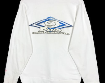 Vintage 2004 Piko Hawaiian Longboard Wear Sweatshirt - Storlek M