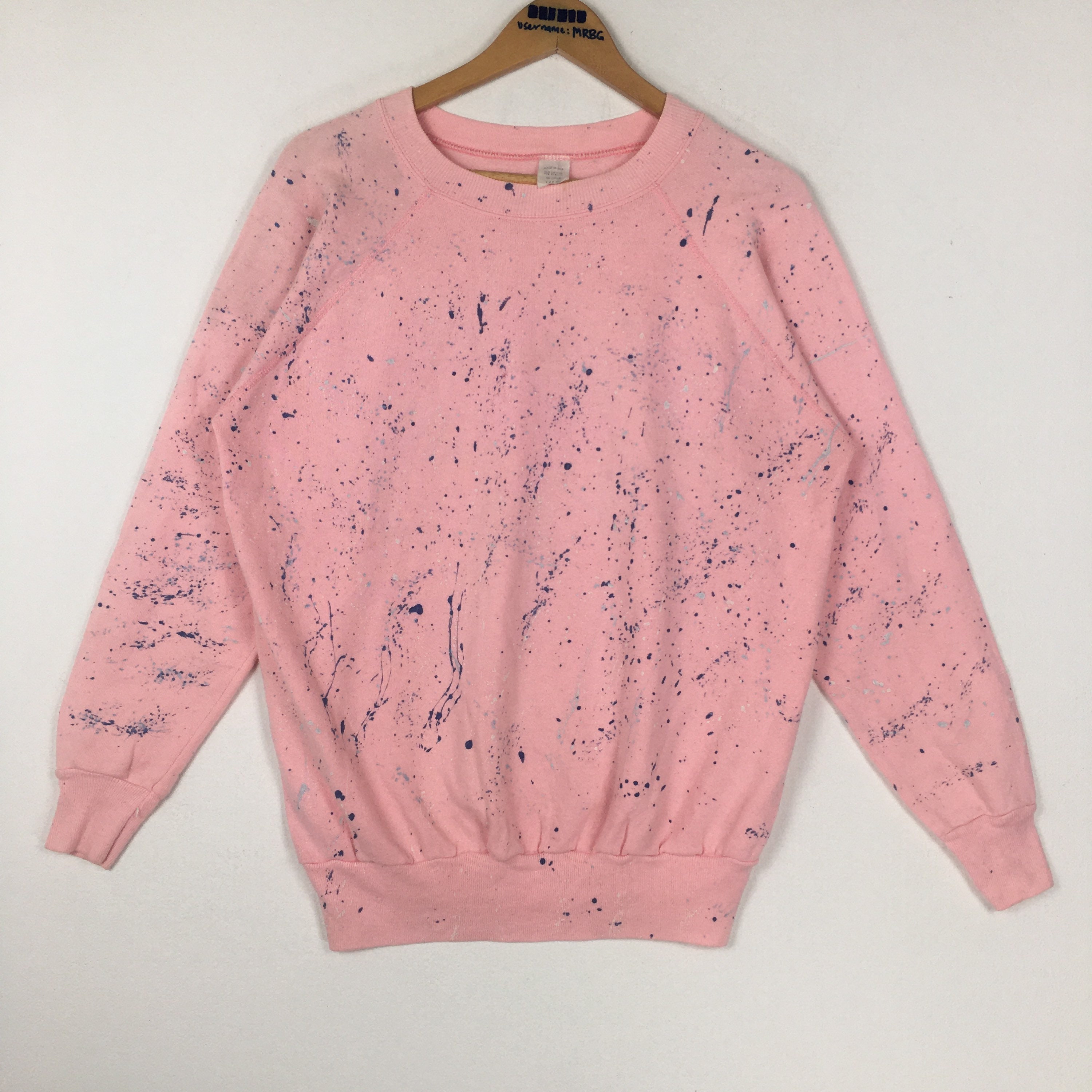 stuffofnatureandarts Vintage Paint Splatter Sweatshirt