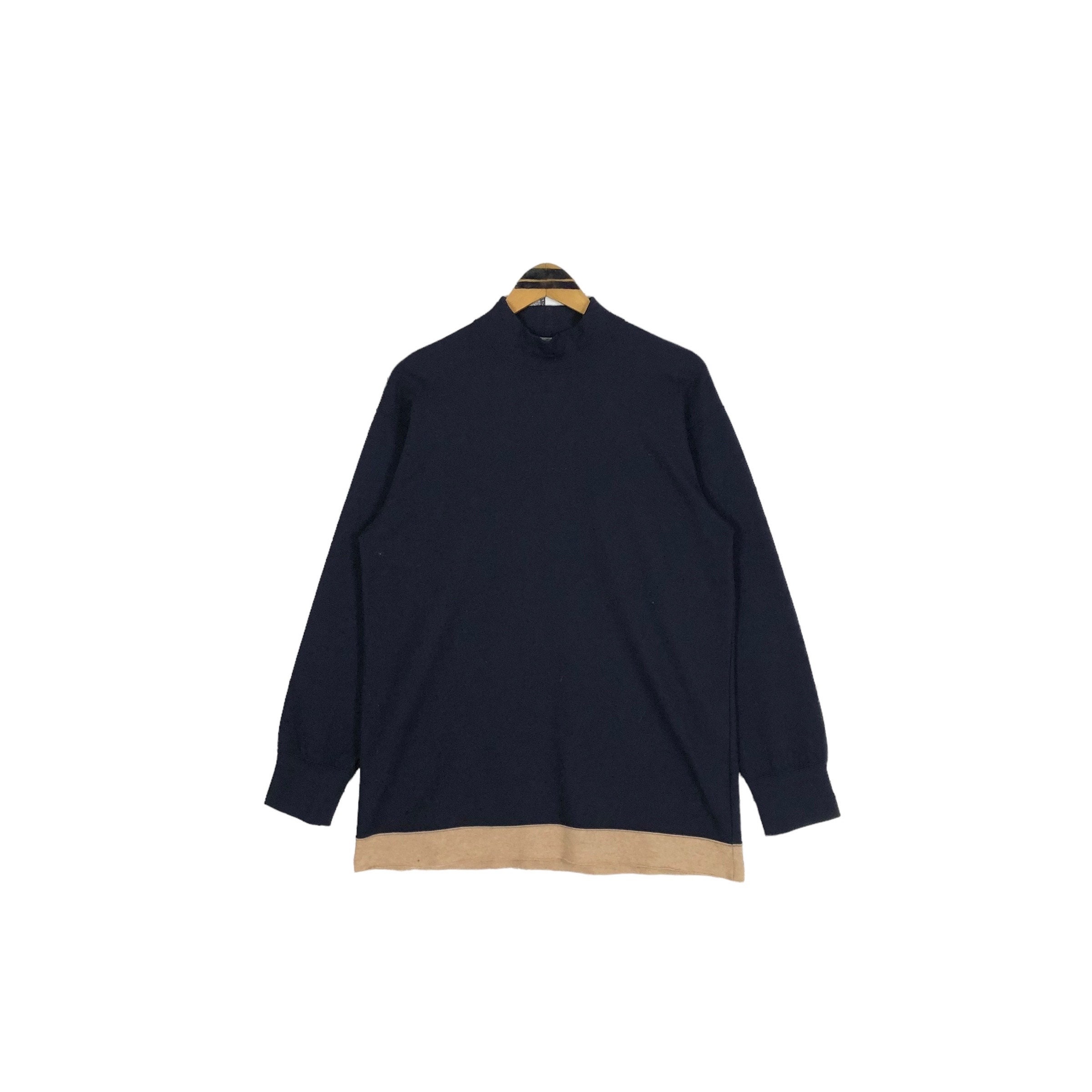 Vintage 90s Comme Des Garcons Homme Turtleneck Sweatshirt - Size S
