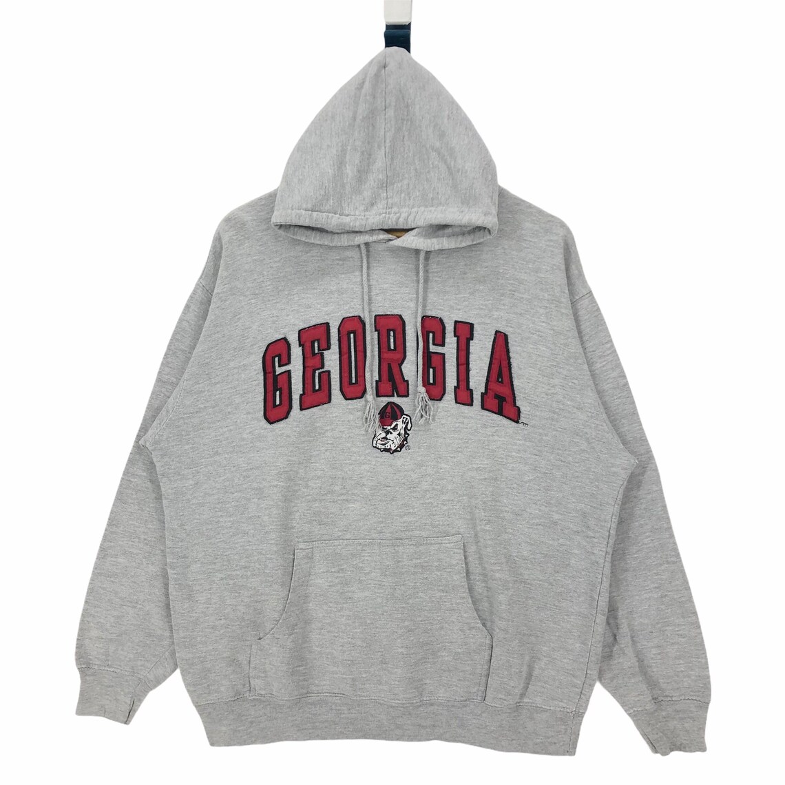 Vintage University Of Bulldogs Football Team Hoodie Etsy