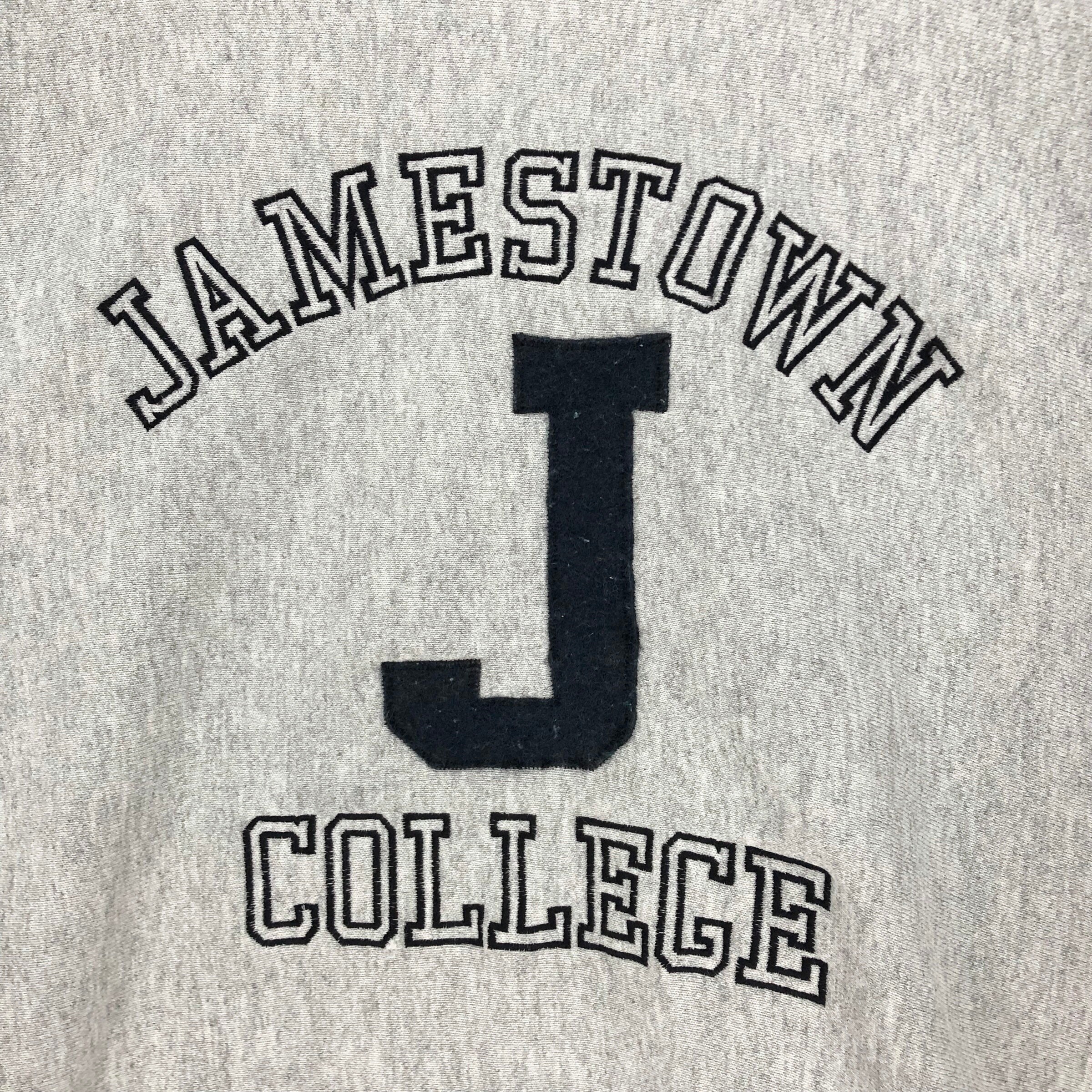 Vintage Jamestown College University of Jamestown Jimmie Embroidery ...