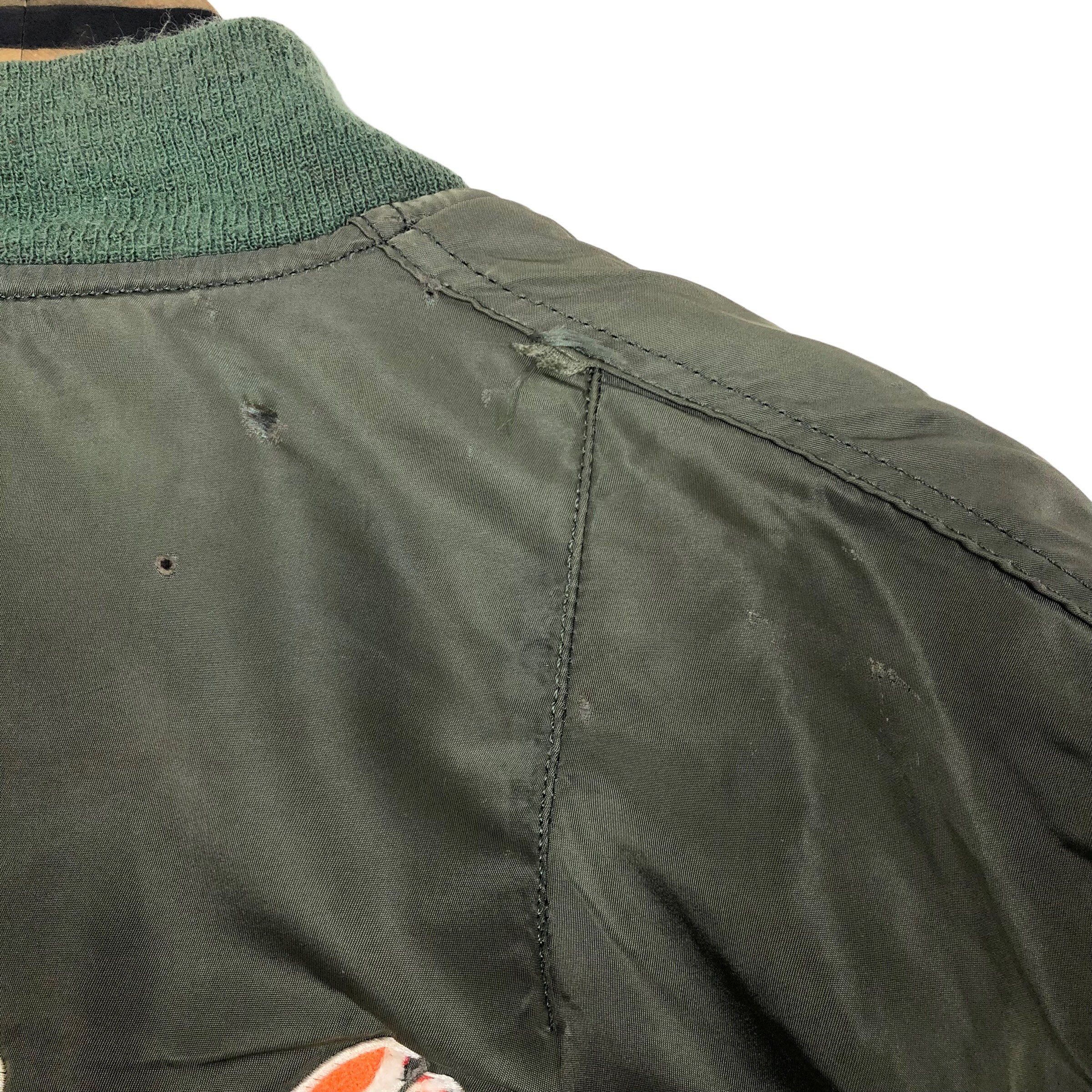 Vintage 80s Alpha Industries MA-1 Bomber Jacket Full Zip Vintage 80s Alpha Industries MA-1 Bomber Jacket Full Zip