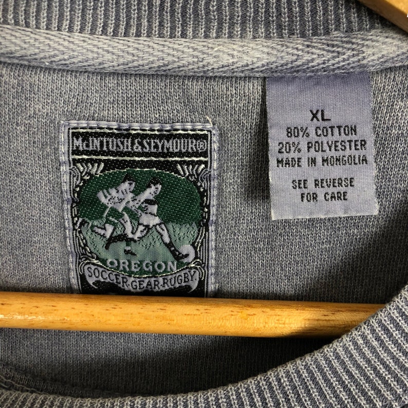 Vintage Huntington Beach Crewneck Sweatshirt Pullover Sweater Small Logo Oversized Mcintosh