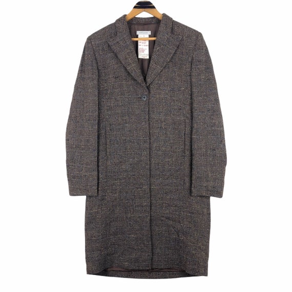 Vintage Rene Lezard Virgin Wool Overcoat 6638 J Musterteil Single