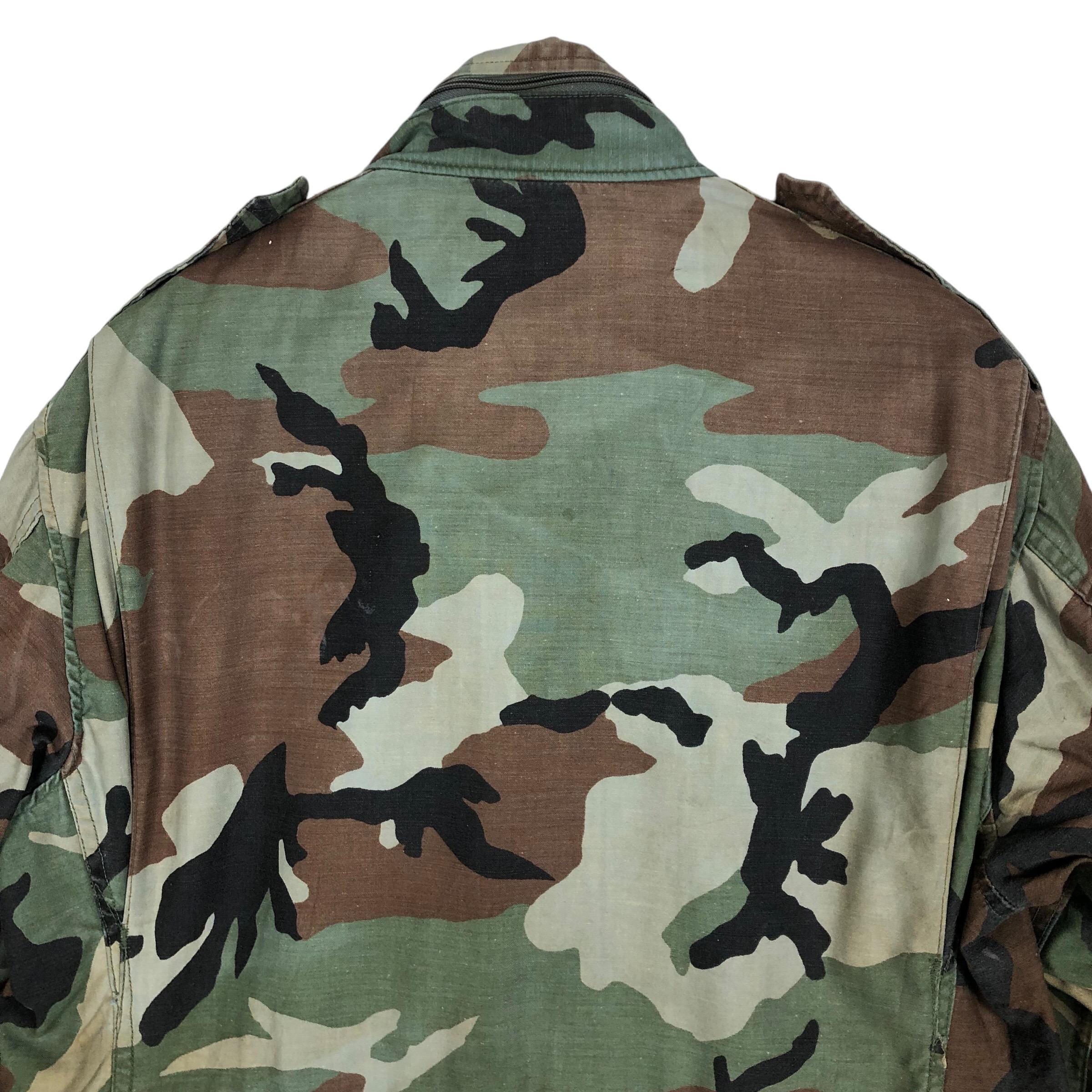 Vintage 80s USMC M-65 Camouflage Field Jacket - Size L - Etsy